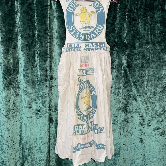 Stunning Vintage Feed Sack Dress - Picture 5 of 5